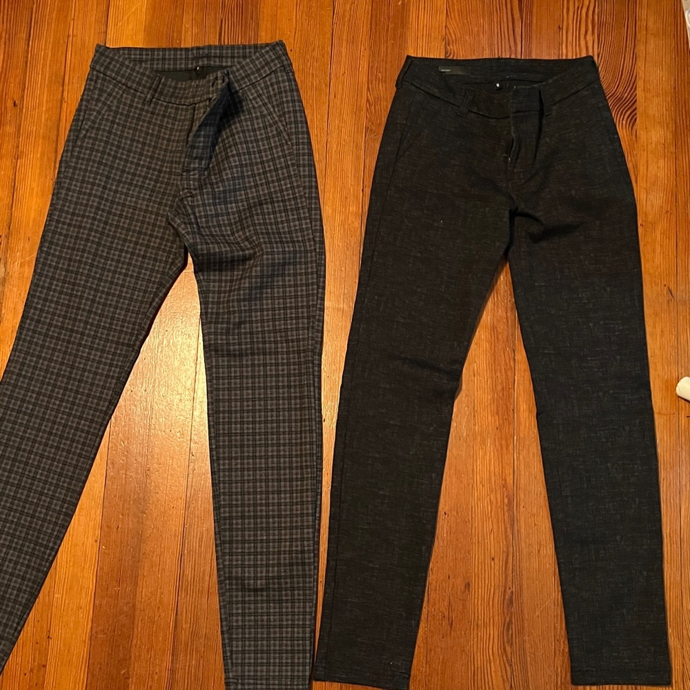 Kut from the Kloth Plaid and Solid Pants